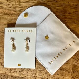 Serenade Earrings- Untamed Petals- Bridal Earrings-BRAND NEW